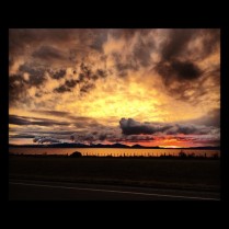 Taupo sunset